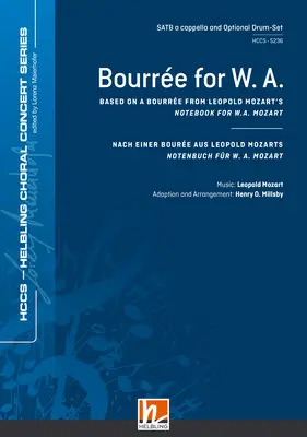 Bourrée for W. A. Chor-Einzelausgabe SSA