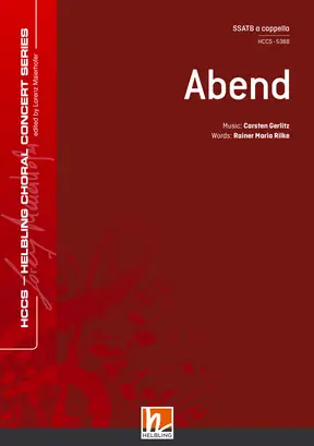 Abend Chor-Einzelausgabe SSATB