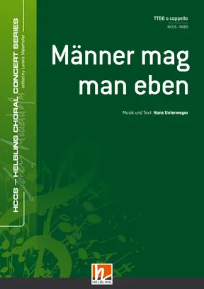 Männer mag man eben Chor-Einzelausgabe TTBB