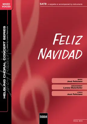 Feliz Navidad Chor-Einzelausgabe SATB