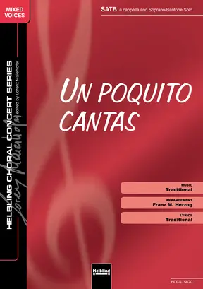 Un poquito cantas Chor-Einzelausgabe SATB