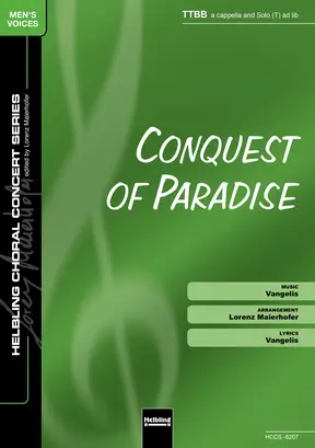 Conquest of Paradise Chor-Einzelausgabe TTBB