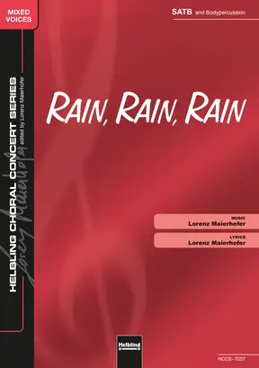 Rain, Rain, Rain Chor-Einzelausgabe SATB