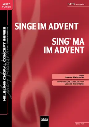 Singe im Advent Chor-Einzelausgabe SATB