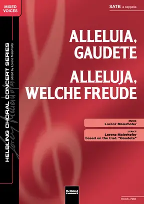 Alleluia, gaudete Chor-Einzelausgabe SATB