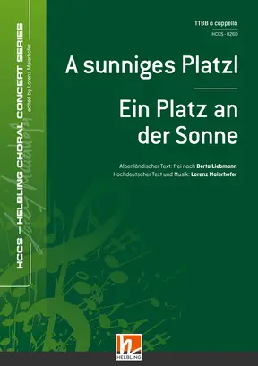 A sunniges Platzl Chor-Einzelausgabe TTBB