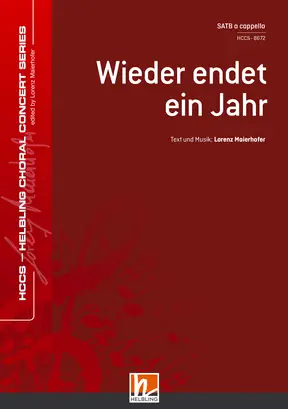 Wieder endet ein Jahr Chor-Einzelausgabe SATB