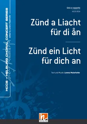 Zünd a Liacht für di ån Chor-Einzelausgabe SAA