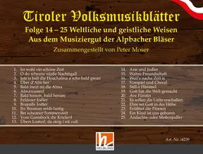 25 weltliche und geistliche Weisen Partitur und Stimmen