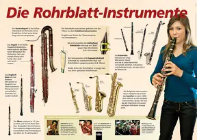 Poster Sekundarstufe: Die Rohrblatt-Instrumente