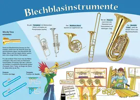 Poster Grundschule: Blechblasinstrumente