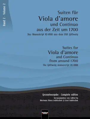 Suiten für Viola d'amore und Continuo aus der Zeit um 1700 - Band 2 Sammlung