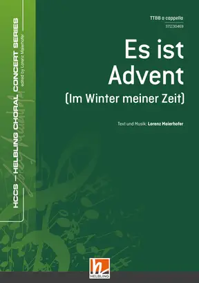Es ist Advent Chor-Einzelausgabe TTBB
