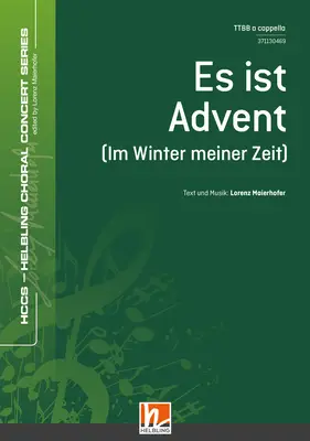 Es ist Advent Chor-Einzelausgabe TTBB