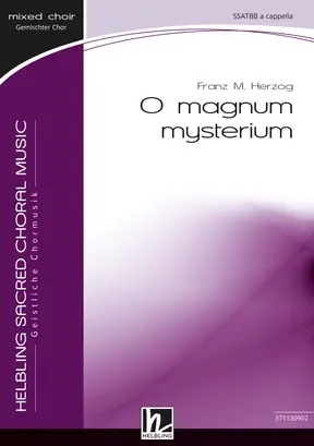 O magnum mysterium Chor-Einzelausgabe SSATBB