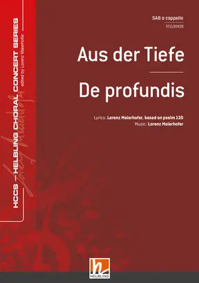 Aus  der Tiefe / De profundis Chor-Einzelausgabe SAB