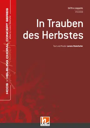 In Trauben des Herbstes Chor-Einzelausgabe