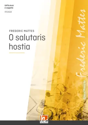 O salutaris hostia Chor-Einzelausgabe SATB divisi