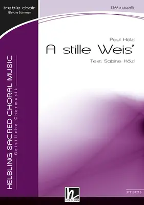 A stille Weis' Chor-Einzelausgabe SSAA