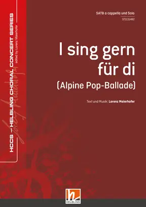 I sing gern für di Chor-Einzelausgabe SATB