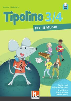 Tipolino 3/4 D Audio- und Video-Aufnahmen Schullizenz für Lehrende