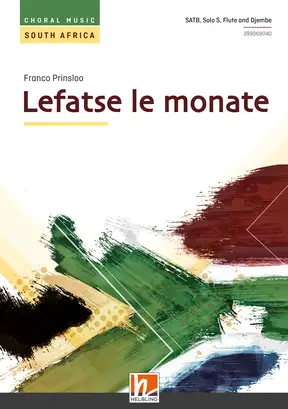 Lefatse le monate Chor-Einzelausgabe SATB