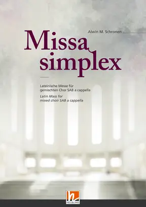 Missa simplex Chorpartitur SAB