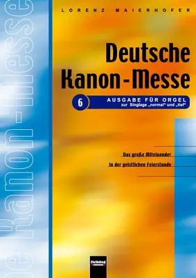 Deutsche Kanon-Messe (Orgel) Instrumental-Einzelstimme