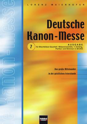 Deutsche Kanon-Messe (Blechbläser) Instrumentalstimmen