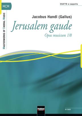 Jerusalem gaude Chor-Einzelausgabe SSATTB