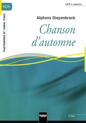 Chanson d'automne Chor-Einzelausgabe SATB