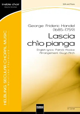 Lascia ch'io pianga Chor-Einzelausgabe SSA