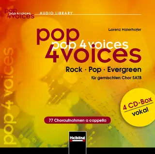 pop 4 voices – 4 CD-Box vokal Gesamtaufnahmen