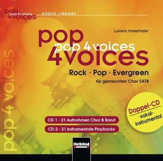 pop 4 voices – Doppel-CD vokal-instrumental Audio-CDs