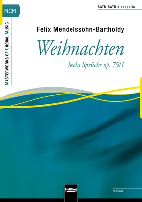 Weihnachten Chor-Einzelausgabe SATB-SATB