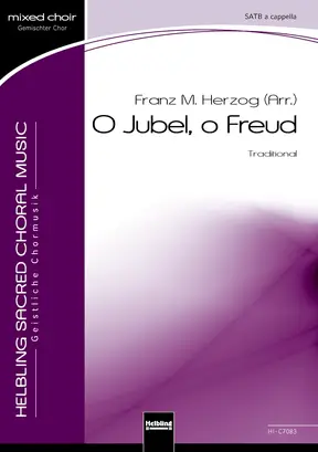 O Jubel, o Freud Chor-Einzelausgabe SATB divisi