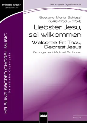 Liebster Jesu, sei willkommen Chor-Einzelausgabe SATB