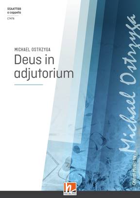 Deus in adjutorium Chor-Einzelausgabe SSAATTBB divisi