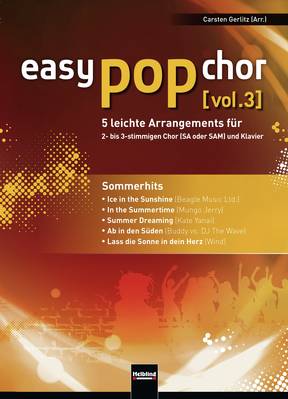 easy pop chor (vol. 3) - Sommerhits Chorsammlung SA/SAM