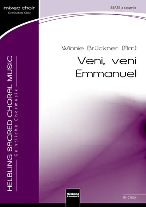 Veni, veni Emmanuel Chor-Einzelausgabe SSATB