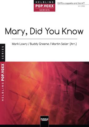 Mary, Did You Know Chor-Einzelausgabe SSATB