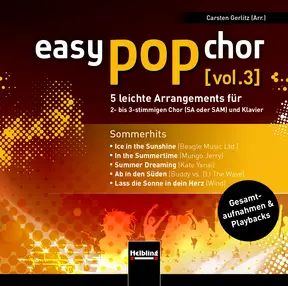 easy pop chor (vol. 3) - Sommerhits Gesamtaufnahmen und Playbacks