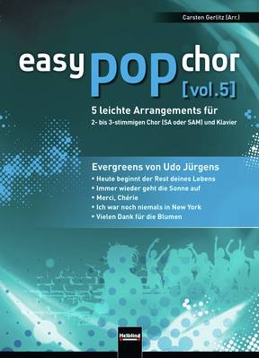 easy pop chor (vol. 5) - Udo Jürgens Chorsammlung SA/SAM
