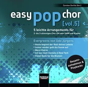 easy pop chor (vol. 5) - Udo Jürgens Gesamtaufnahmen und Playbacks
