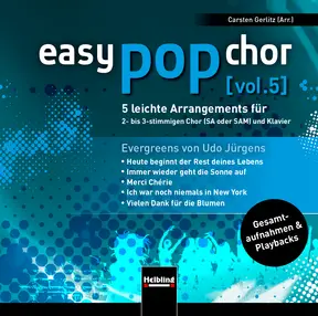 easy pop chor (vol. 5) - Udo Jürgens Gesamtaufnahmen und Playbacks