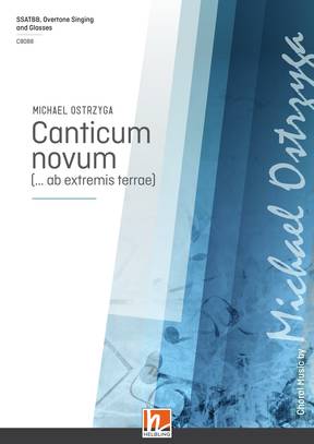 Canticum novum (... ab extremis terrae) Chor-Einzelausgabe SSATBB