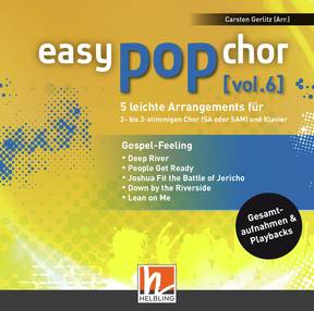 easy pop chor (vol. 6) - Gospel-Feeling Gesamtaufnahmen und Playbacks