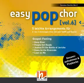 easy pop chor (vol. 6) - Gospel-Feeling Gesamtaufnahmen und Playbacks