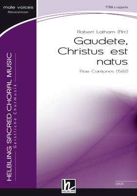 Gaudete, Christus est natus Chor-Einzelausgabe TTBB