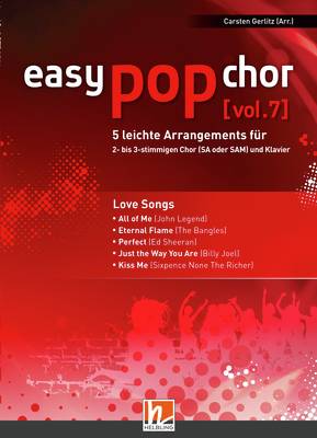 easy pop chor (vol. 7) - Love Songs Chorsammlung SA/SAM